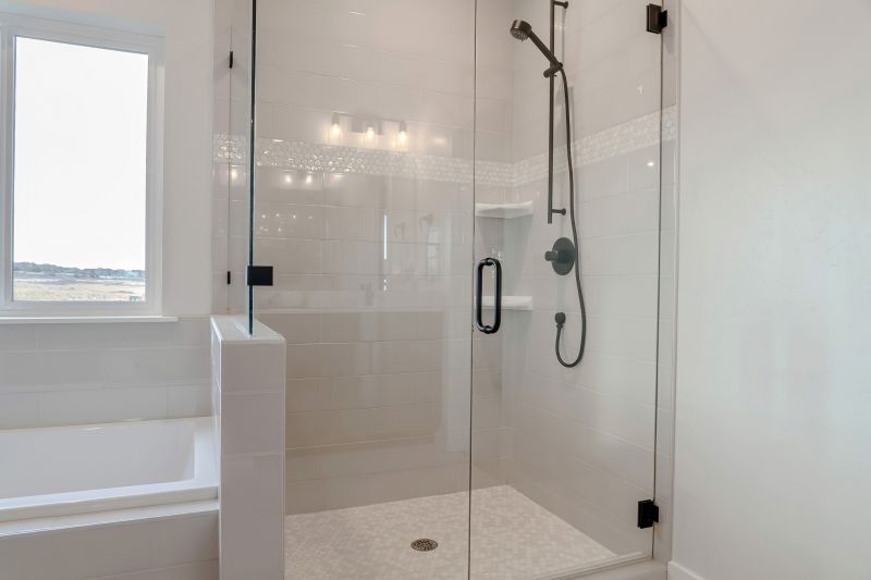 Stylish Shower with Frameless Doors