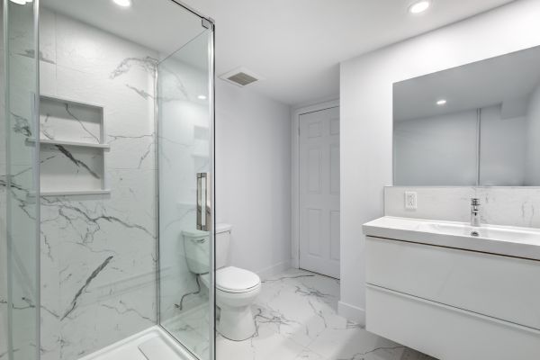 Basement Bathroom Installation in Glenview
