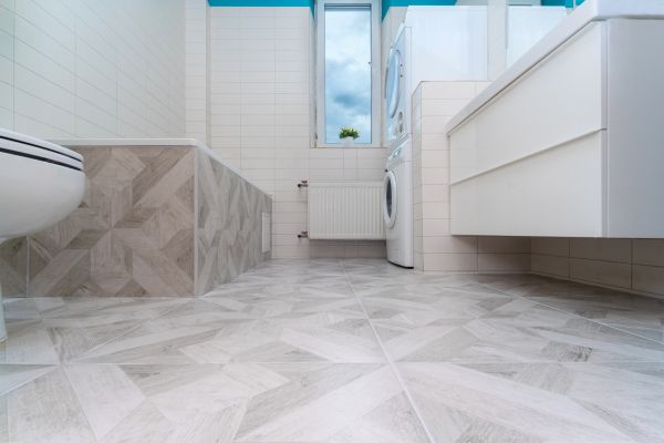 Bathroom Floor Remodeling in Glenview