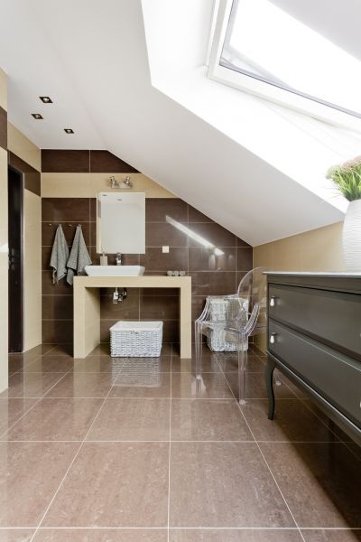 Attic Bathroom Installation in Glenview