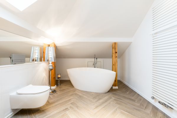Attic Bathroom Renovation in Glenview