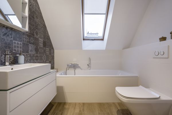 Attic Bathroom Construction in Glenview